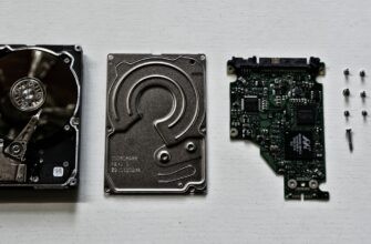 black and green computer hard disk drive