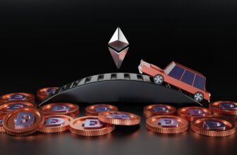 a toy car on a pile of coins