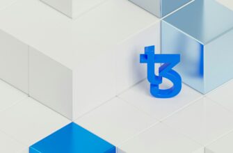 a blue and white logo on a white background